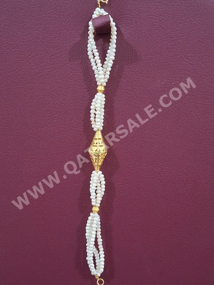 Gold Bracelet Bahrain Woman By Item ( Designers ) 3.8 Gram Nature Yellow Gold 21k