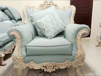 Sofas, Couches & Chairs Accent Sofas  - Green & Beige