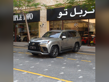 لكزس ال اكس 600 اف سبورت 2023 اوتوماتيك 45,000 كم 6 سلندر دفع رباعي اس يو في رمادي تحت الضمان