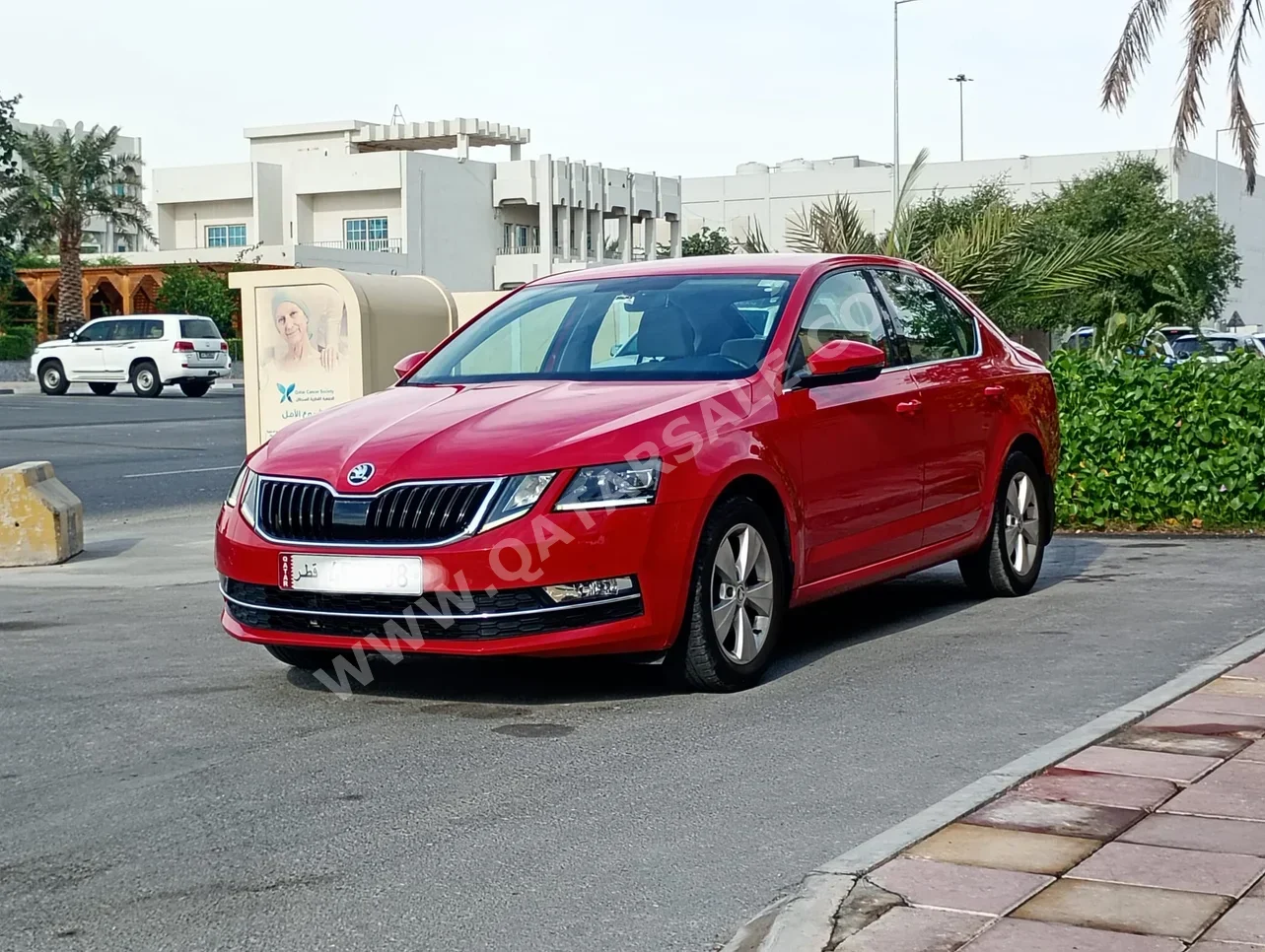 سكودا أوكتافيا 2019 اوتوماتيك 38,000 كم 4 سلندر سحب امامي سيدان أحمر