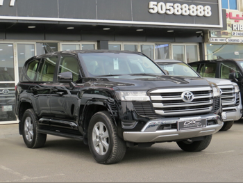 تويوتا  لاند كروزر  جي اكس  2023  اوتوماتيك  83,000 كم  6 سلندر  دفع رباعي  اس يو في  أسود  تحت الضمان