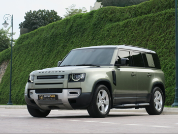 Land Rover  Defender  First Edition 110  2020  Automatic  81,000 Km  6 Cylinder  Four Wheel Drive (4WD)  SUV  Green