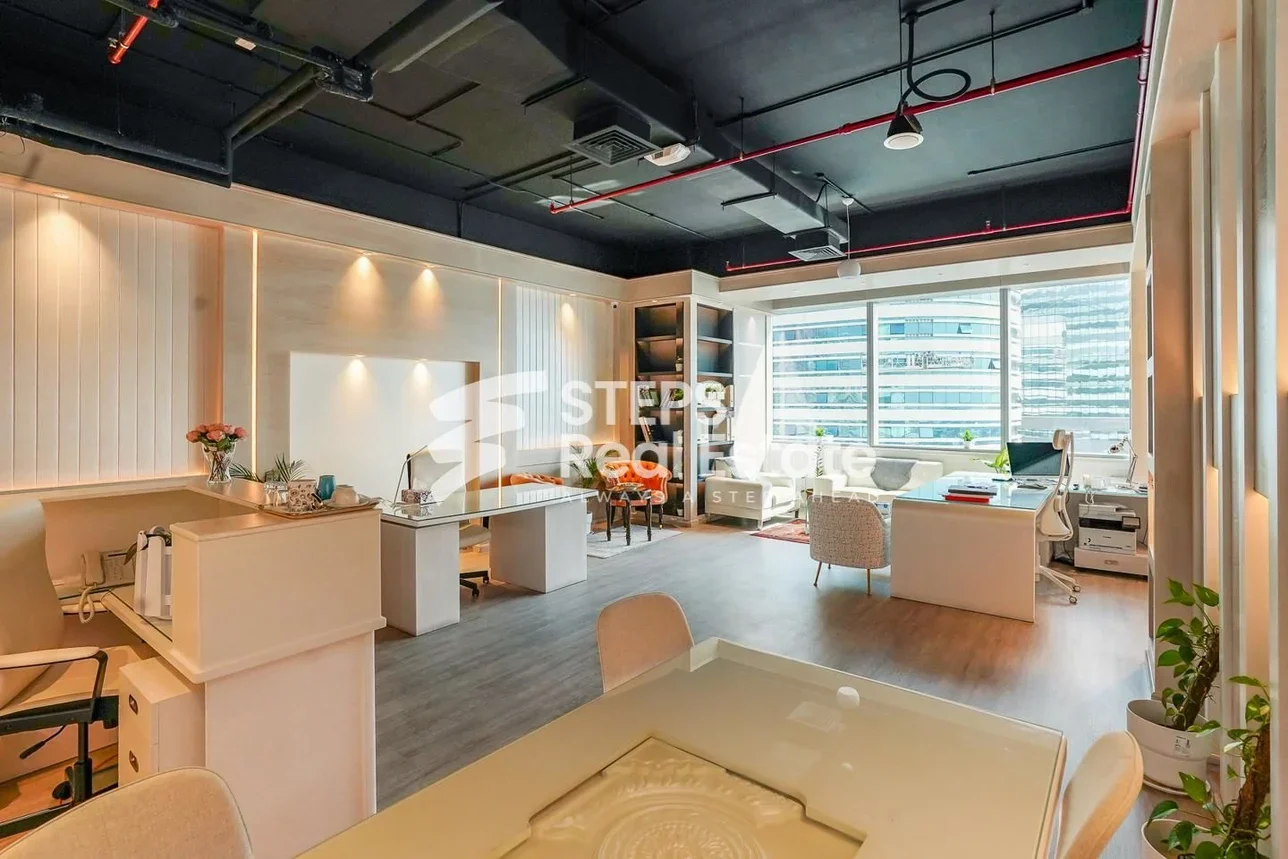 مكاتب تجارية - مفروشة بالكامل - لوسيل - منطقة المارينا