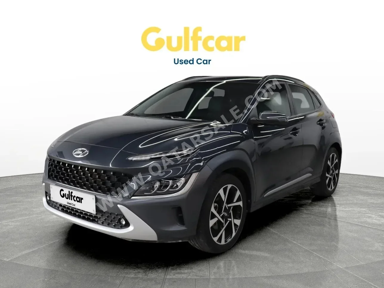 هيونداي كونا 2023 اوتوماتيك 57,356 كم 4 سلندر سحب امامي اس يو في رمادي فاتح