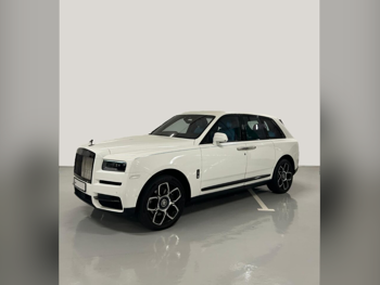 Rolls-Royce Cullinan Black Badge 2022 Automatic 24,000 Km 12 Cylinder Four Wheel Drive (4WD) SUV White With Warranty