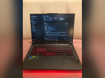 أجهزة الكمبيوتر المحمولة ازوس - روج ستركس 2023 - رمادي فلكي - ويندوز 11 - انتيل - كور آي 7 -الذاكرة (رام): 16 جيجابابت