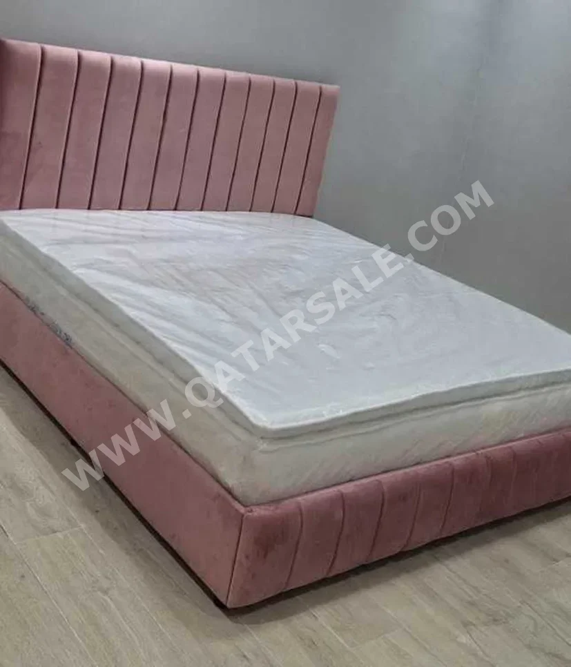 Beds - Lifestyle - King - Pink - Mattress Included
