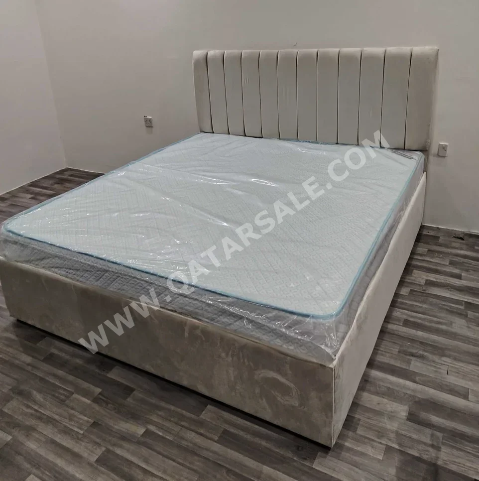 Beds - Lifestyle - King - Brown - Mattress Included