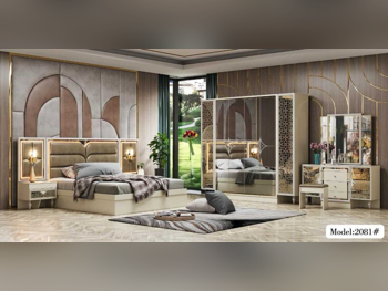 أطقم غرف نوم - لايف ستايل - طقم مكون من 4 قطع - بنى