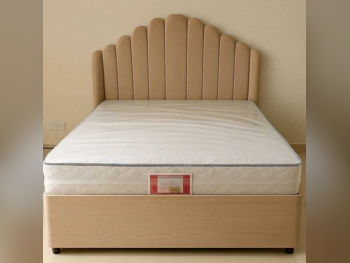 الأسّرة - كوين - الأصفر - متضمنة المرتبة