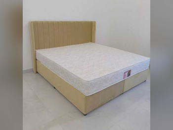 الأسّرة - لايف ستايل - كينج - الأصفر - متضمنة المرتبة