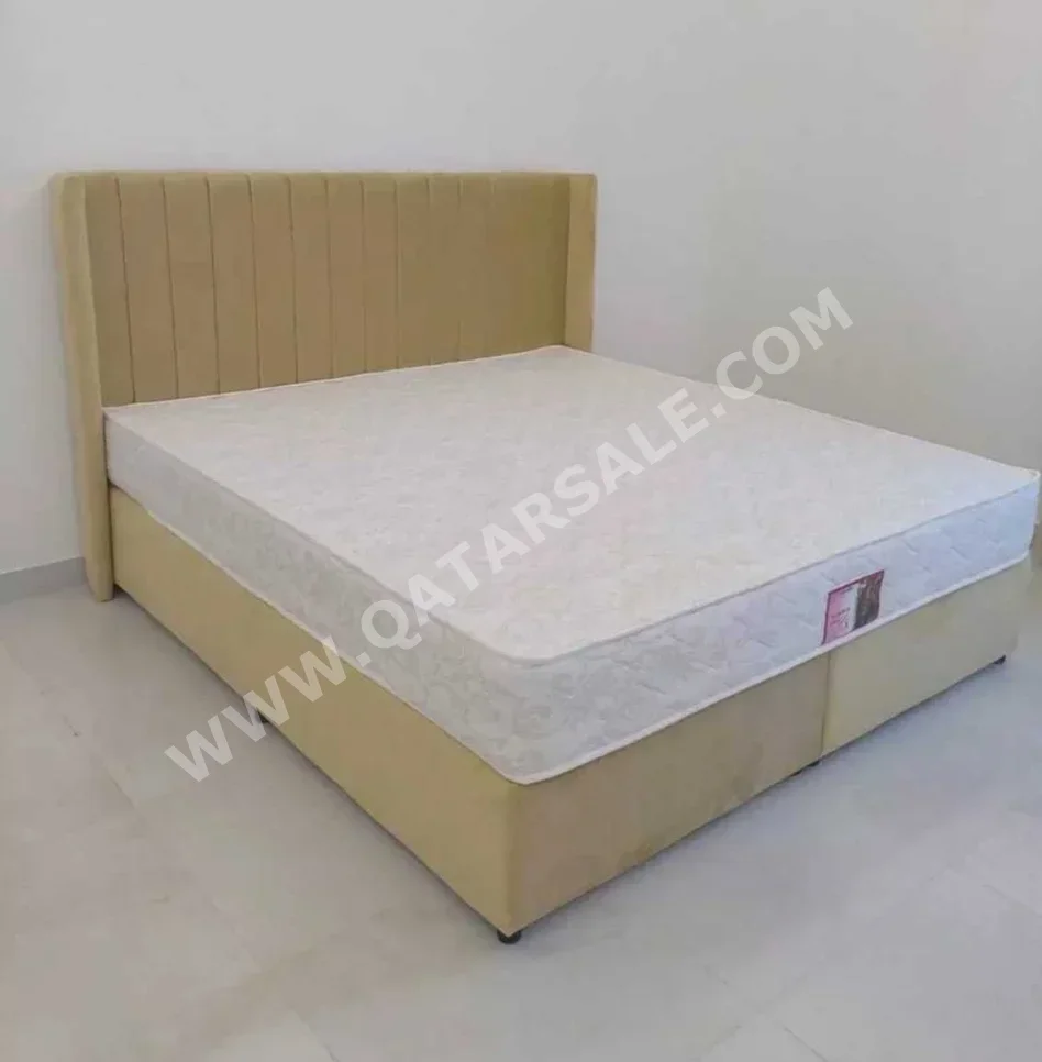 Beds - Lifestyle - King - Yellow - Mattress Included