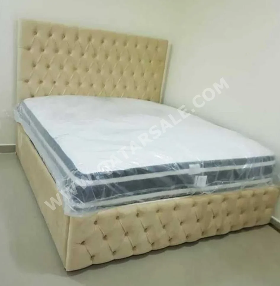 Beds - Lifestyle - King - Yellow - Mattress Included