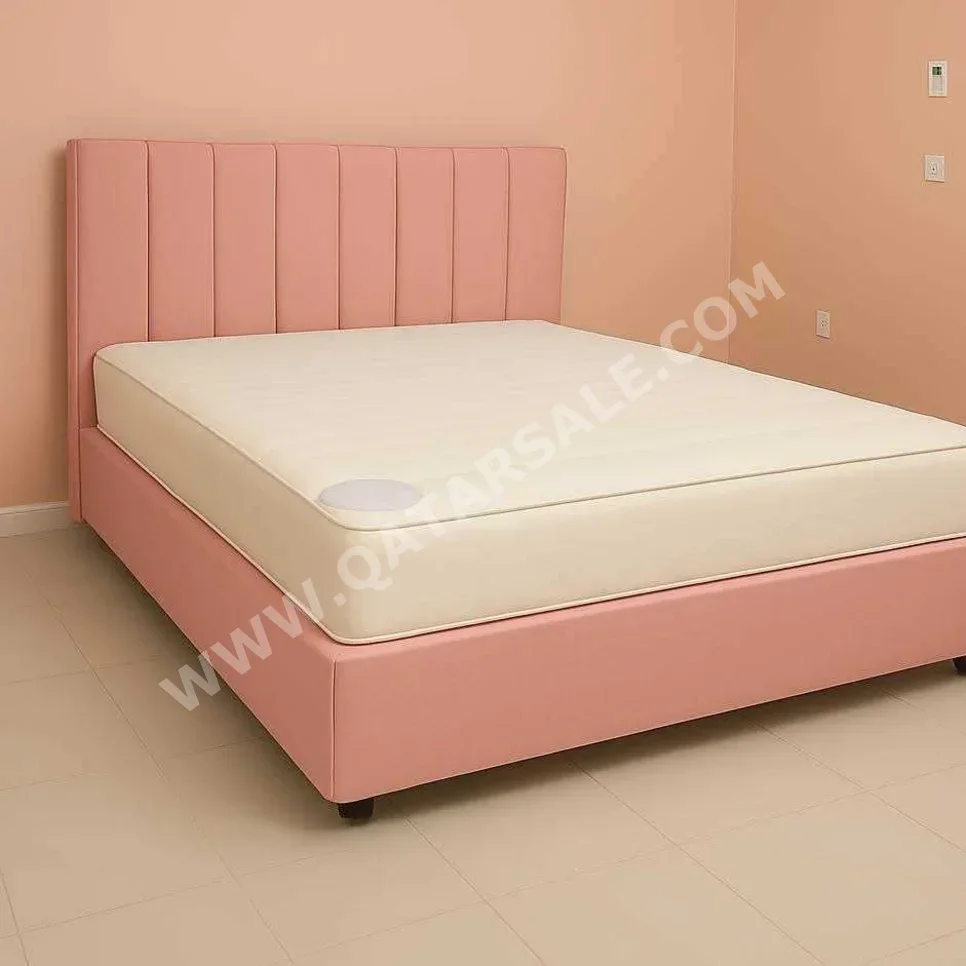 Beds - Lifestyle - King - Pink - Mattress Included