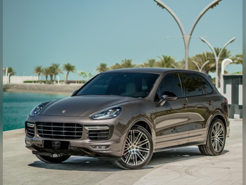 Porsche Cayenne GTS 2016 Automatic 60,000 Km 8 Cylinder All Wheel Drive (AWD) SUV Gold With Warranty