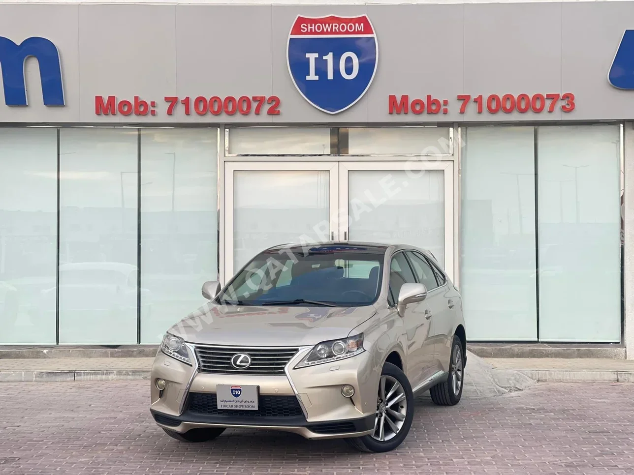 Lexus RX 350 2013 Automatic 228,000 Km 6 Cylinder Four Wheel Drive (4WD) SUV Gold