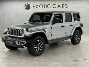 جييب رانجلار صحارى 2024 اوتوماتيك 9,000 كم 6 سلندر دفع رباعي اس يو في فضي تحت الضمان