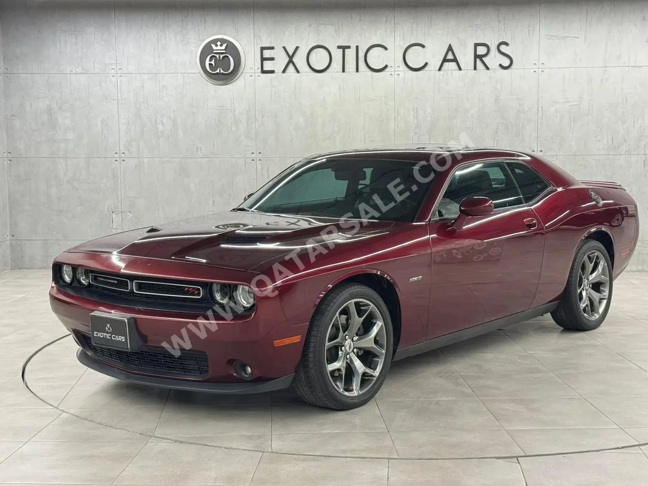 Dodge Challenger R/T Plus 2017 Automatic 102,000 Km 8 Cylinder Rear Wheel Drive (RWD) Coupe / Sport Maroon