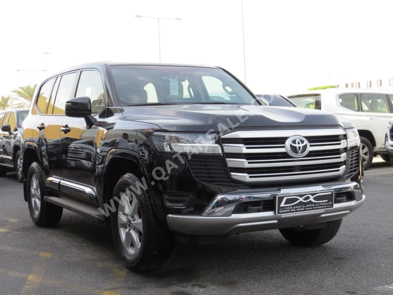 تويوتا لاند كروزر جي اكس 2023 اوتوماتيك 83,000 كم 6 سلندر دفع رباعي اس يو في أسود تحت الضمان