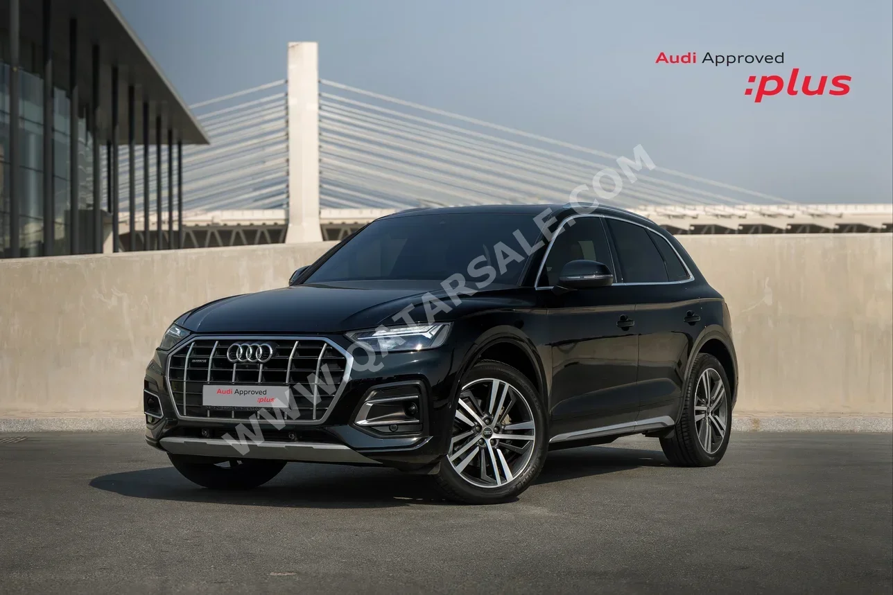 اودي كيو 5 2.0 تي كواترو 2024 اوتوماتيك 18,000 كم 4 سلندر دفع كلي مستمر اس يو في أسود تحت الضمان