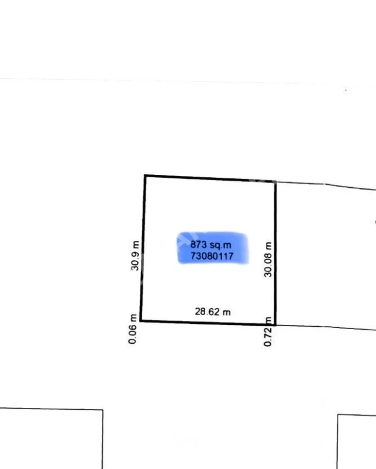 اراضي للبيع في الشحانية - الشحانية -المساحة 873 متر مربع