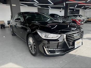 جينيسيس جي 90 2017 اوتوماتيك 46,000 كم 8 سلندر دفع كلي مستمر سيدان أسود