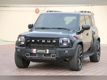 Jetour T2 2025 Automatic 24,000 Km 4 Cylinder Four Wheel Drive (4WD) SUV Black With Warranty