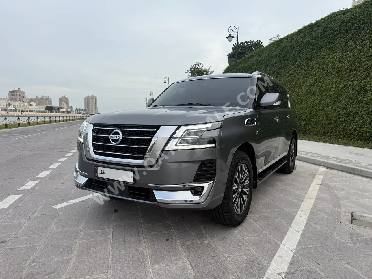 Nissan Patrol Titanium 2020 Automatic 56,000 Km 8 Cylinder Four Wheel Drive (4WD) SUV Gray