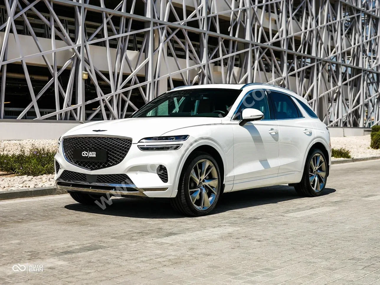 جينيسيس جي في 70 2023 اوتوماتيك 25,000 كم 4 سلندر دفع كلي مستمر اس يو في أبيض تحت الضمان