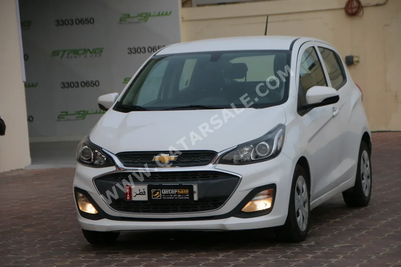 Chevrolet Spark 2019 Automatic 76,000 Km 4 Cylinder Front Wheel Drive (FWD) Hatchback White