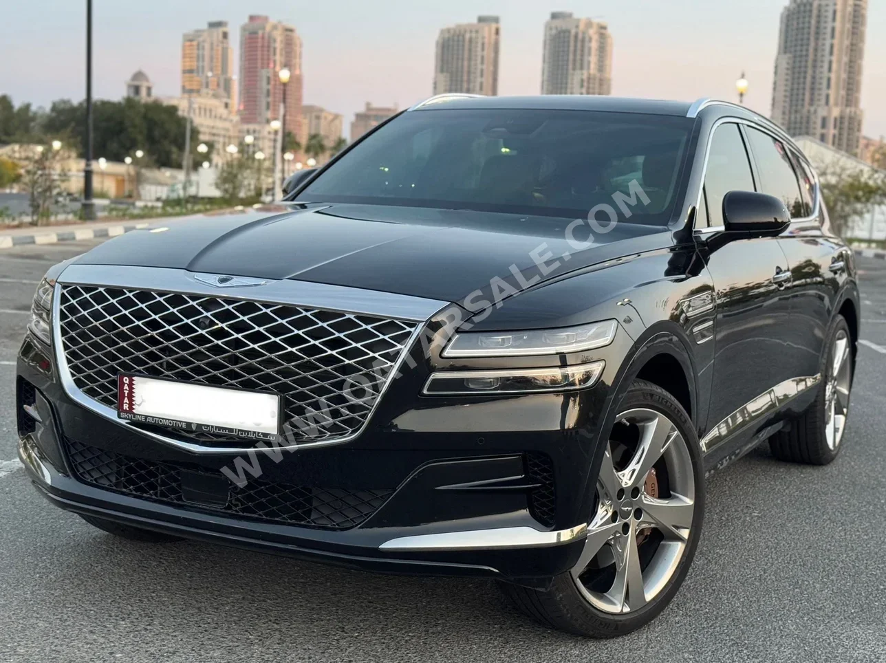 جينيسيس جي في 80 2023 اوتوماتيك 94,000 كم 6 سلندر دفع كلي مستمر اس يو في أسود تحت الضمان