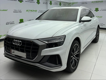 Audi  Q8  S-Line  2019  Automatic  54,000 Km  6 Cylinder  All Wheel Drive (AWD)  SUV  White