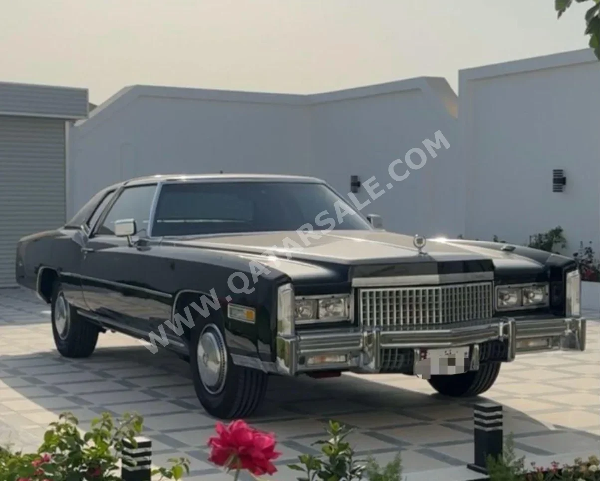 كاديلاك ايلدورادو 1975 اوتوماتيك 65,000 كم 8 سلندر دفع خلفي كلاسك عنابي