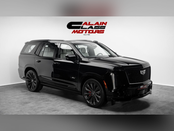 Cadillac  Escalade  V Supercharged  2025  Automatic  5,018 Km  8 Cylinder  All Wheel Drive (AWD)  SUV  Black