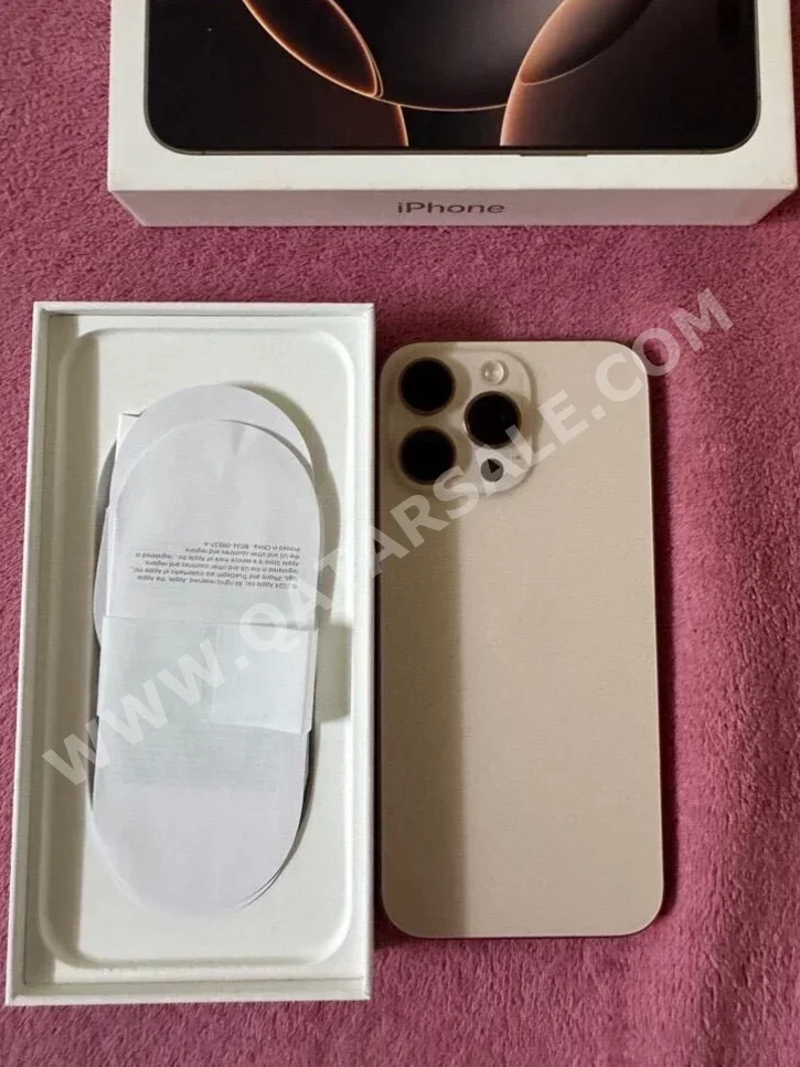 هواتف نقالة ابل - ايفون 16 - برو ماكس - 256 جيجابايت