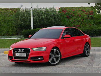 Audi A4 S-line 2013 Automatic 120,000 Km 4 Cylinder Rear Wheel Drive (RWD) Sedan Red