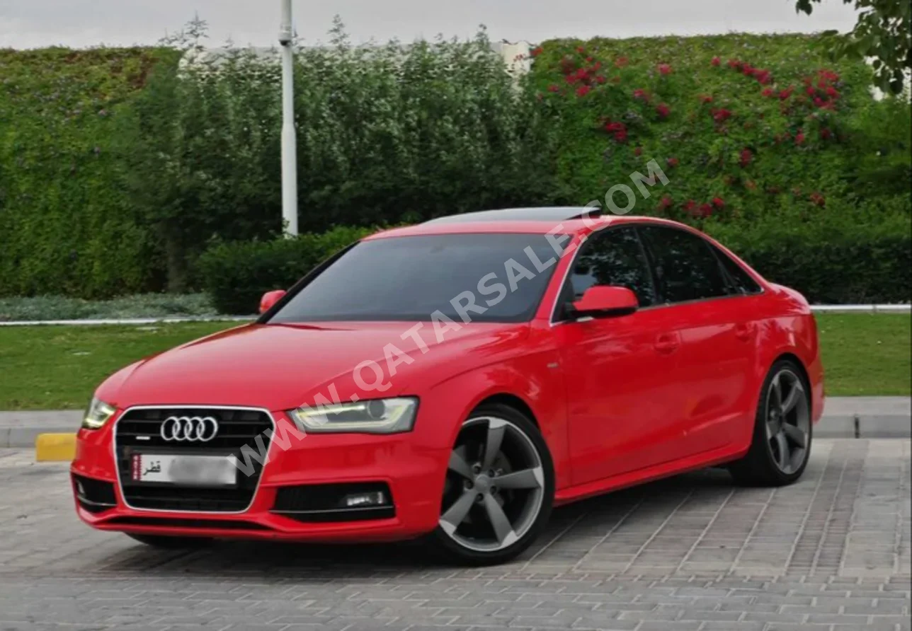 اودي أي 4 اس-لاين 2013 اوتوماتيك 120,000 كم 4 سلندر دفع خلفي سيدان أحمر