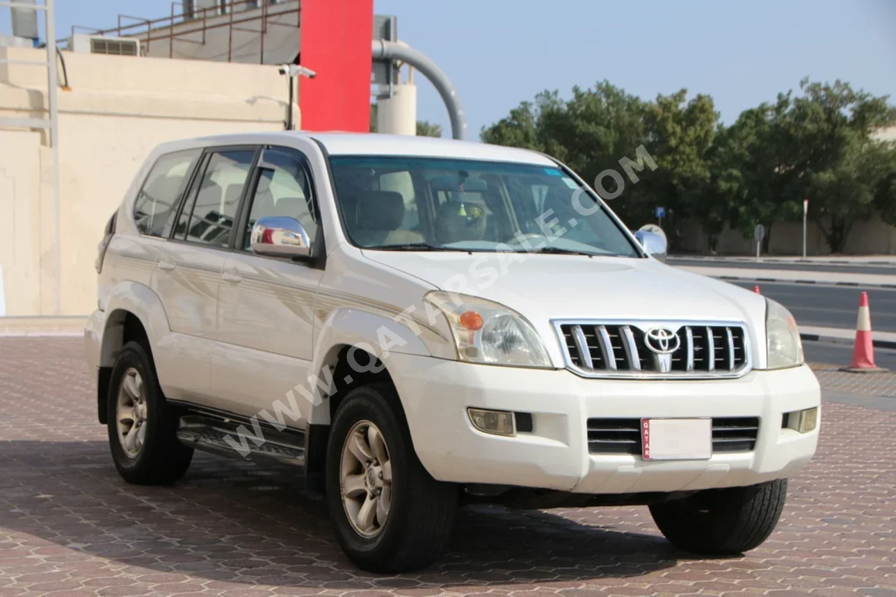 تويوتا  برادو  في اكس  2007  اوتوماتيك  339,900 كم  6 سلندر  دفع رباعي  اس يو في  أبيض