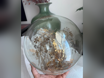 الإضاءة - مصابيح سقف - ذهبي -عدد المصابيح: 1