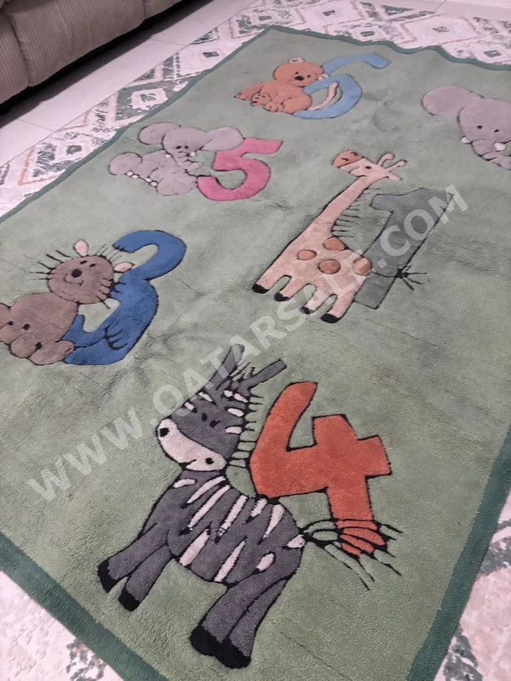 السجاد هومز أر أس البوليستر أخضر سميك مستطيل