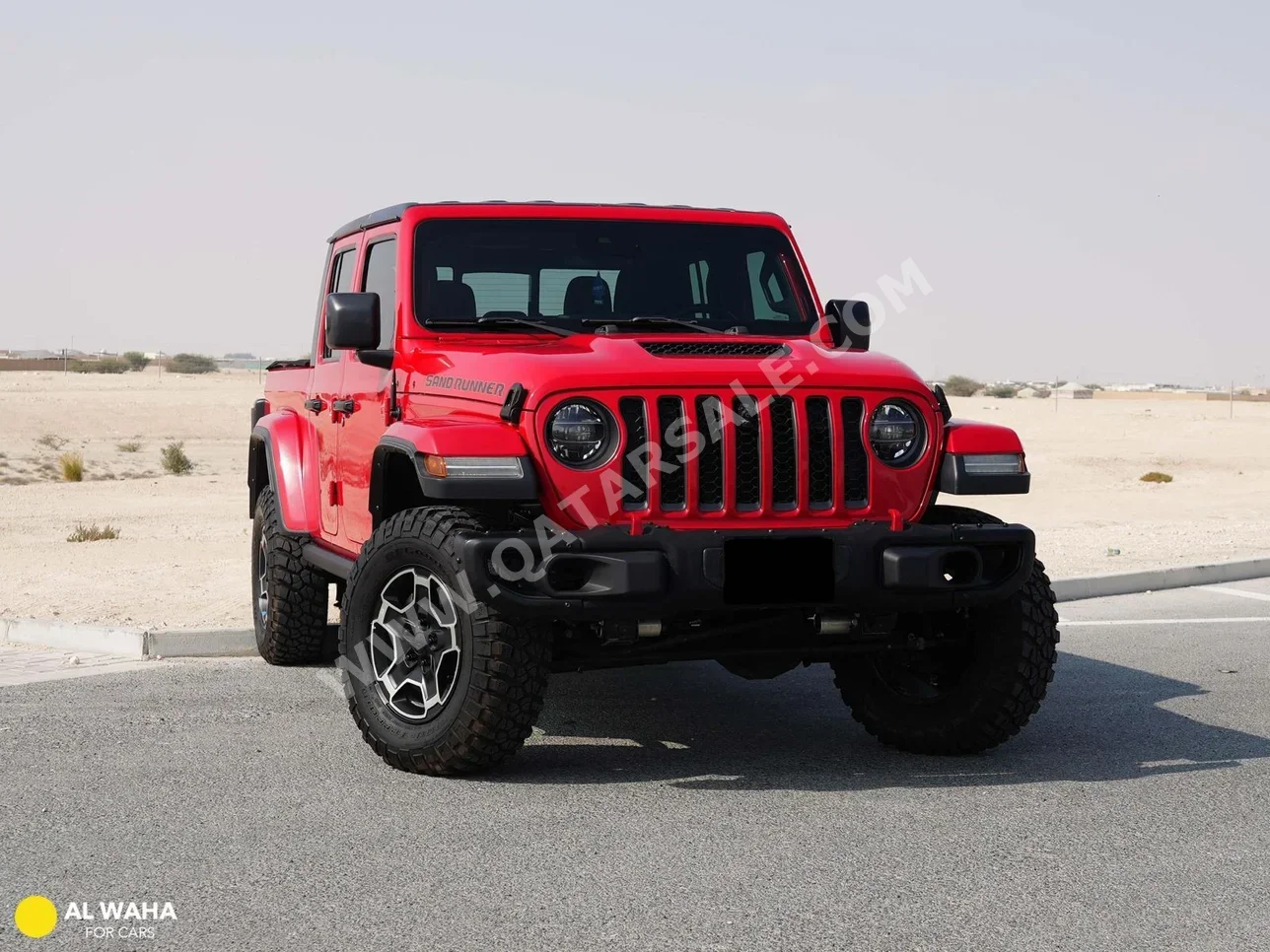 جييب جلاديتور ساند رنر 2021 اوتوماتيك 71,000 كم 6 سلندر دفع رباعي اس يو في أحمر تحت الضمان