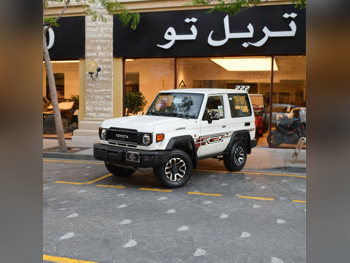 Toyota  Land Cruiser  Hard Top  2024  Automatic  800 Km  6 Cylinder  Four Wheel Drive (4WD)  SUV  White  With Warranty