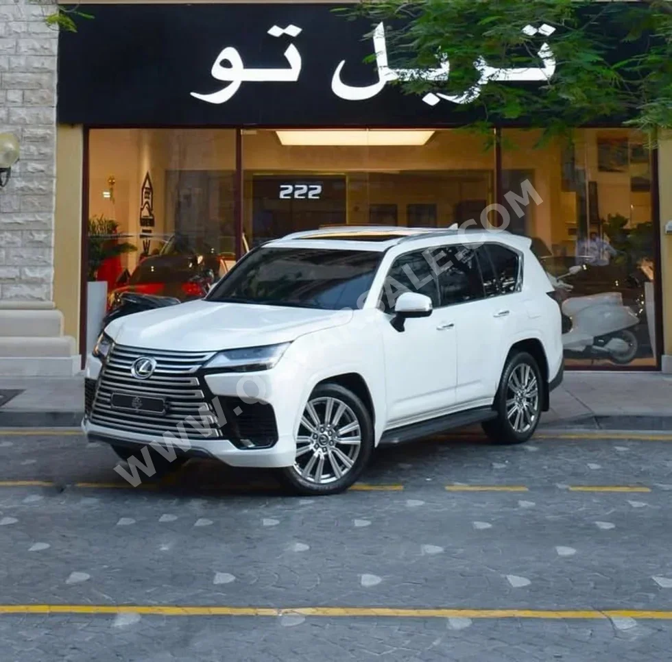 Lexus LX 600 VIP 2022 Automatic 18,000 Km 6 Cylinder Four Wheel Drive (4WD) SUV White