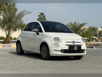 فيات 500 2023 اوتوماتيك 33,000 كم 4 سلندر سحب امامي هاتشباك أبيض تحت الضمان