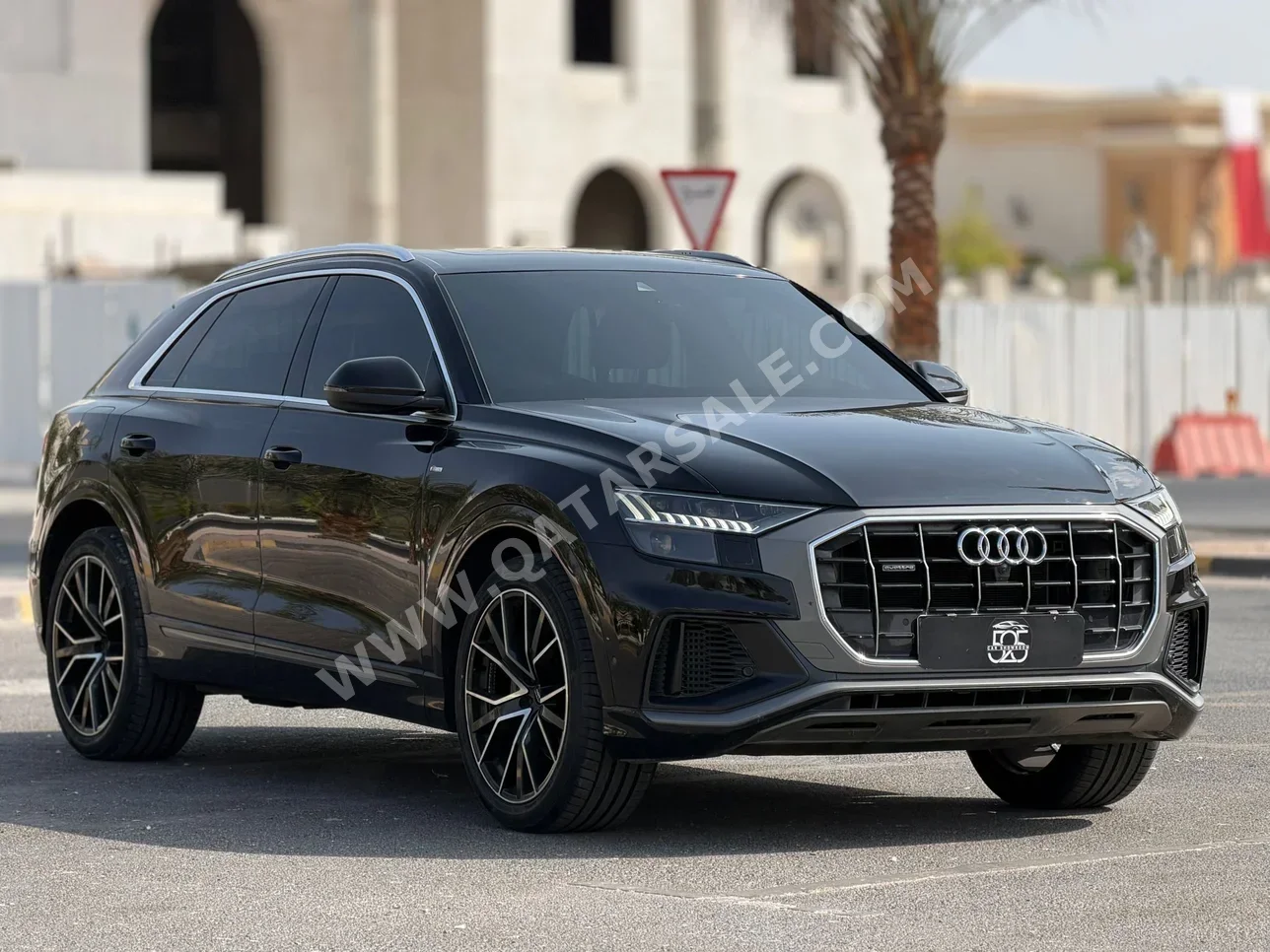 Audi Q8 S-Line 2019 Automatic 75,000 Km 6 Cylinder All Wheel Drive (AWD) SUV Black