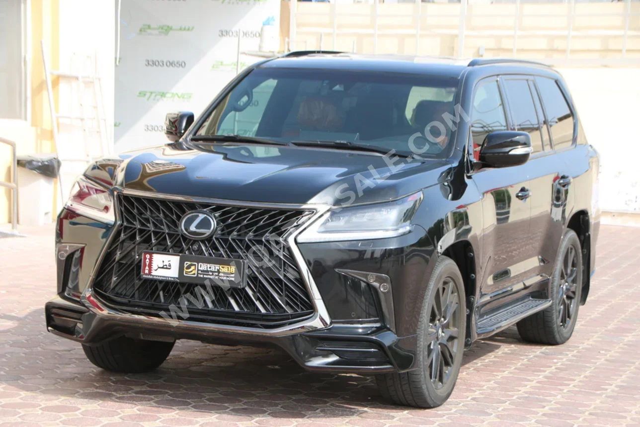 Lexus LX 570 S Black Edition 2020 Automatic 71,000 Km 8 Cylinder Four Wheel Drive (4WD) SUV Black