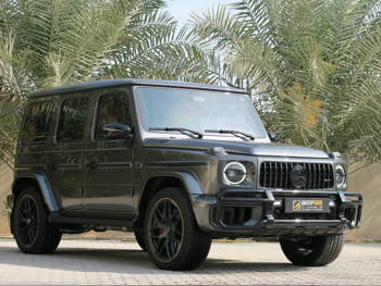 Mercedes-Benz  G-Class  63 Night Pack AMG  2025  Automatic  6,800 Km  8 Cylinder  Four Wheel Drive (4WD)  SUV  Gray  With Warranty