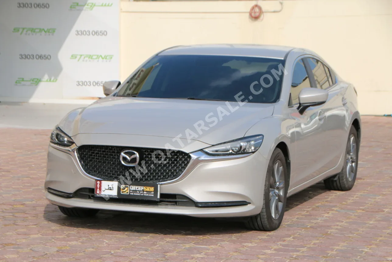 مازدا مازدا 6 2025 اوتوماتيك 2,900 كم 4 سلندر سحب امامي سيدان ذهبي تحت الضمان