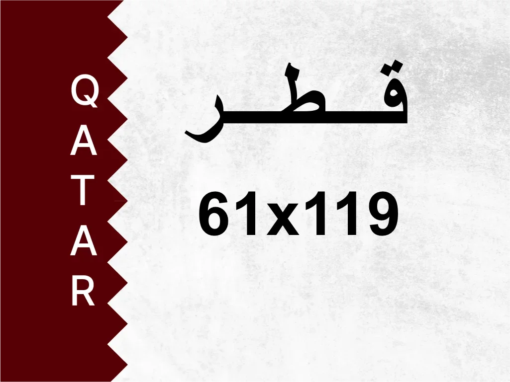 رقم خاص 61x119 رقم مميز