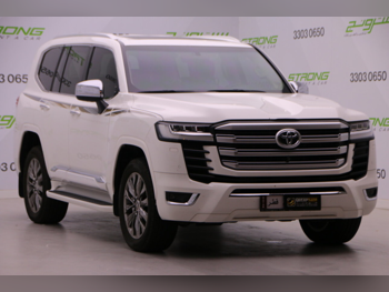 تويوتا  لاند كروزر  في اكس توين توربو  2022  اوتوماتيك  73,000 كم  6 سلندر  دفع رباعي  اس يو في  أبيض